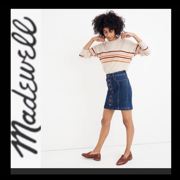 ⭐️HP⭐️NWT Madewell Stretch Denim Skirt - Picture 12 of 12